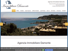 Tablet Screenshot of immobiliaredamonte.com